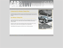 Tablet Screenshot of car2tint.co.uk
